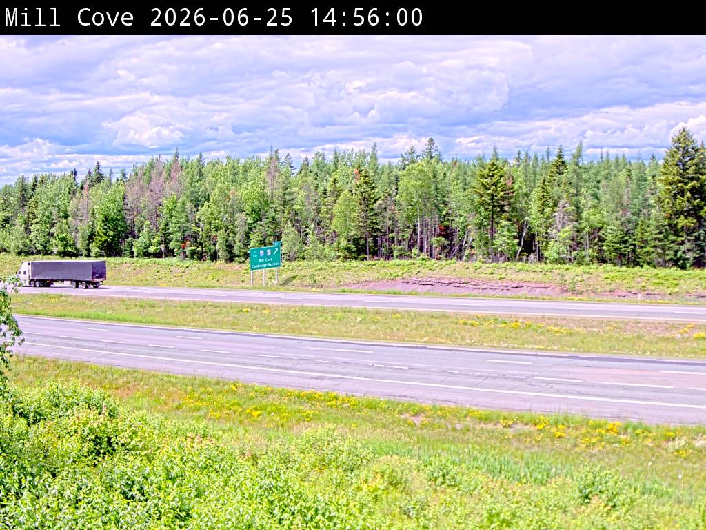 Web Cam image of Mill Cove (NB Highway 2)