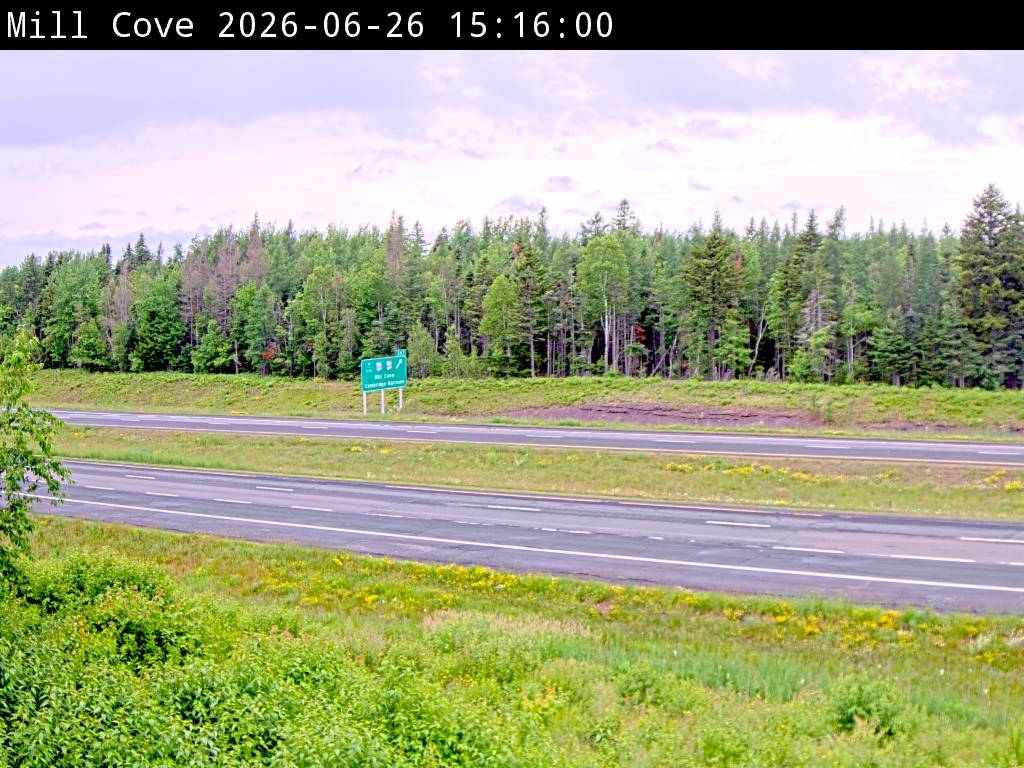 Web Cam image of Mill Cove (NB Highway 2)