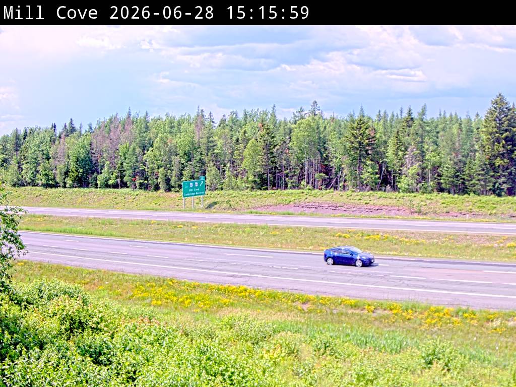 Web Cam image of Mill Cove (NB Highway 2)