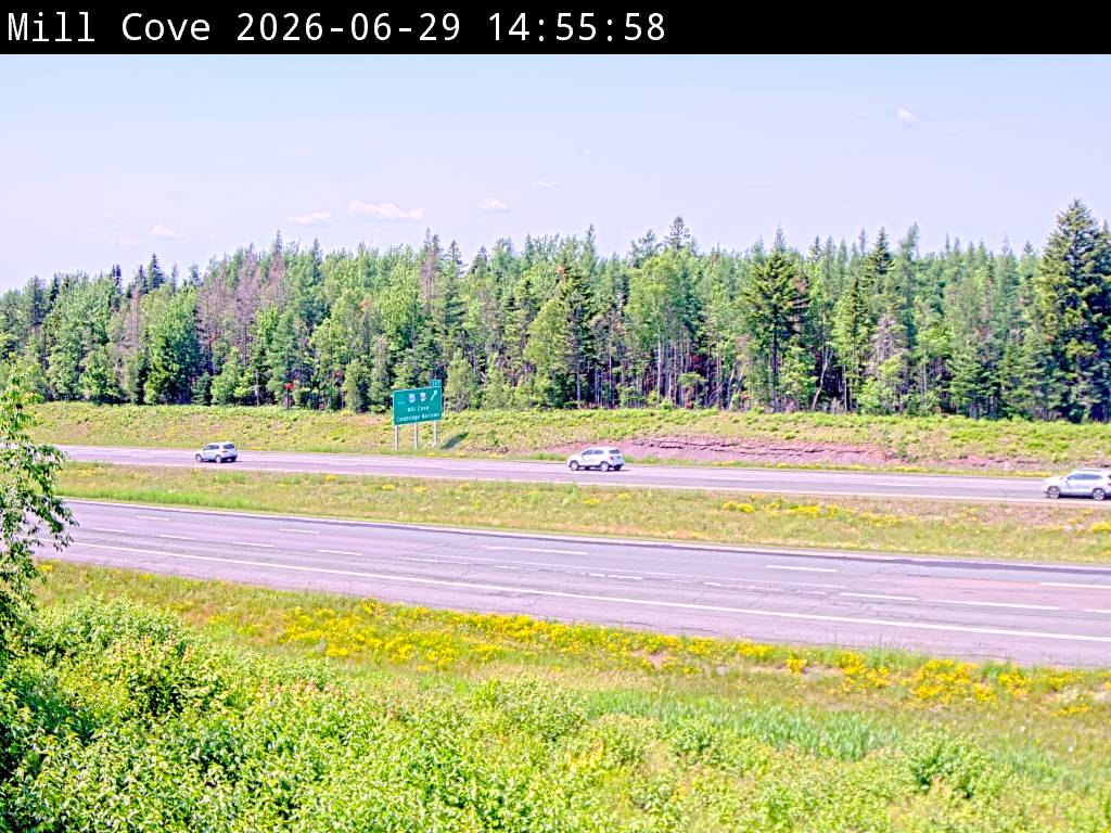 Web Cam image of Mill Cove (NB Highway 2)