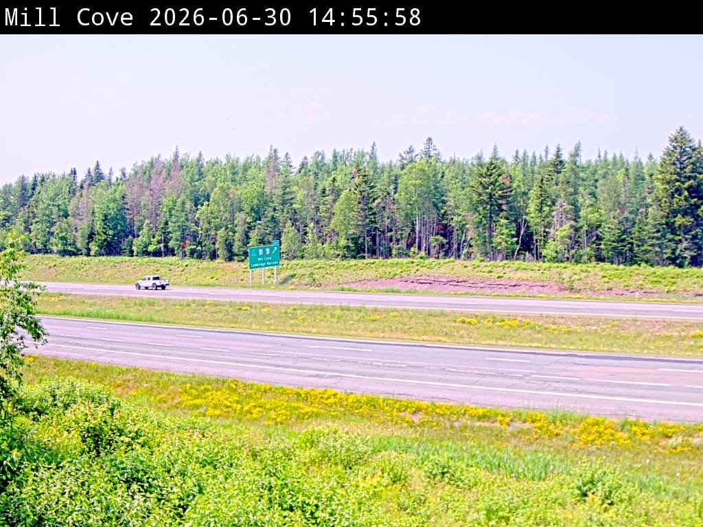 Web Cam image of Mill Cove (NB Highway 2)