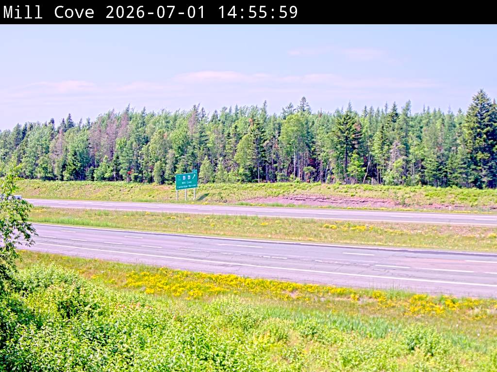 Web Cam image of Mill Cove (NB Highway 2)