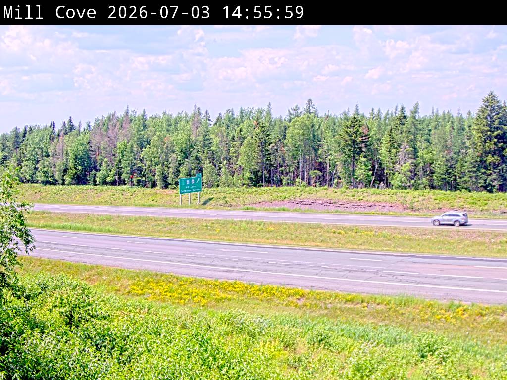 Web Cam image of Mill Cove (NB Highway 2)