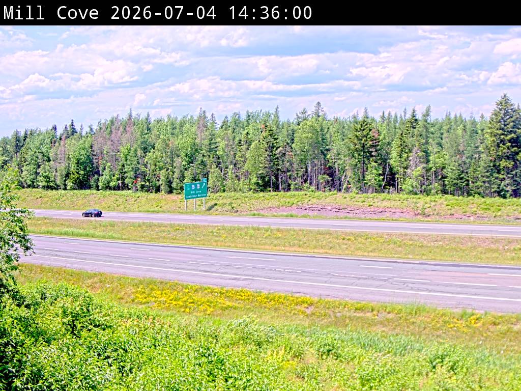 Web Cam image of Mill Cove (NB Highway 2)