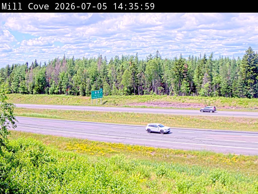 Web Cam image of Mill Cove (NB Highway 2)