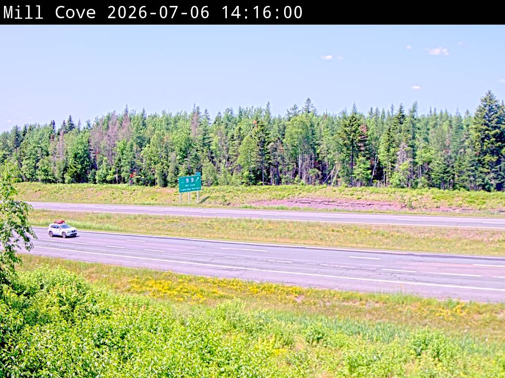 Web Cam image of Mill Cove (NB Highway 2)