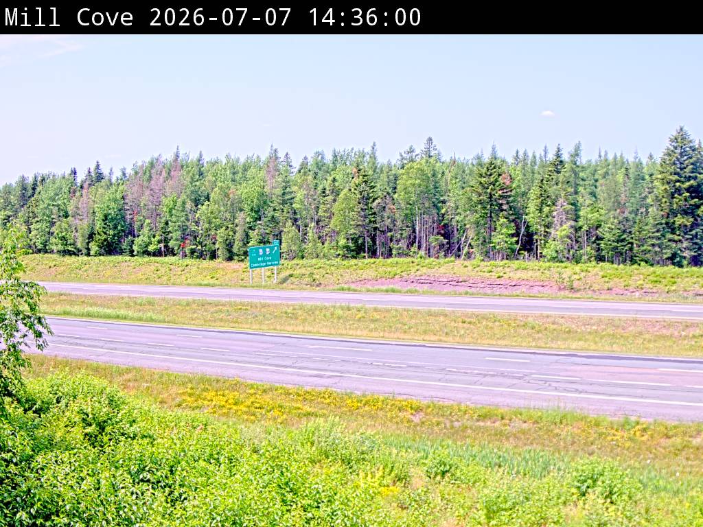 Web Cam image of Mill Cove (NB Highway 2)