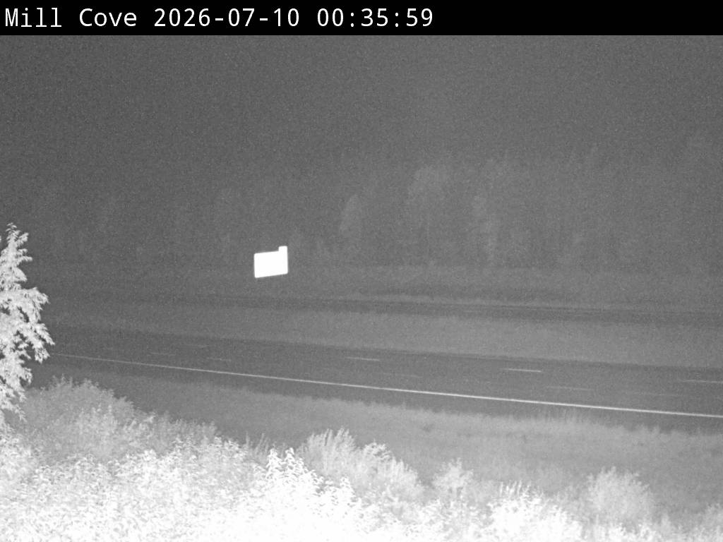 Web Cam image of Mill Cove (NB Highway 2)