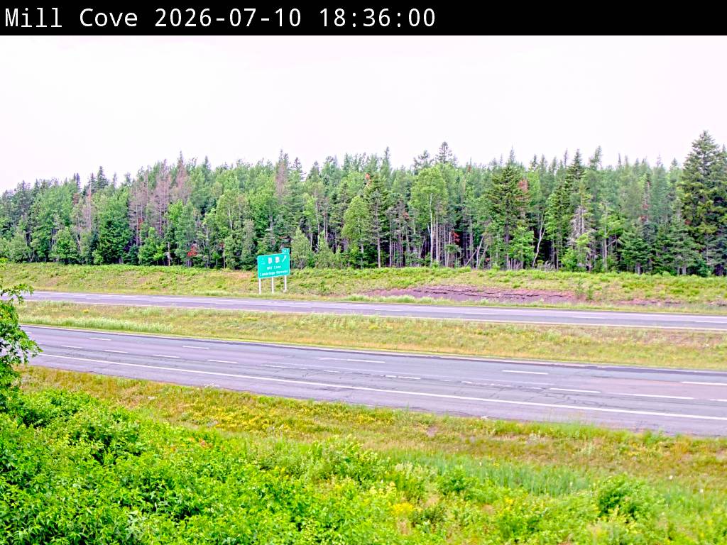 Web Cam image of Mill Cove (NB Highway 2)