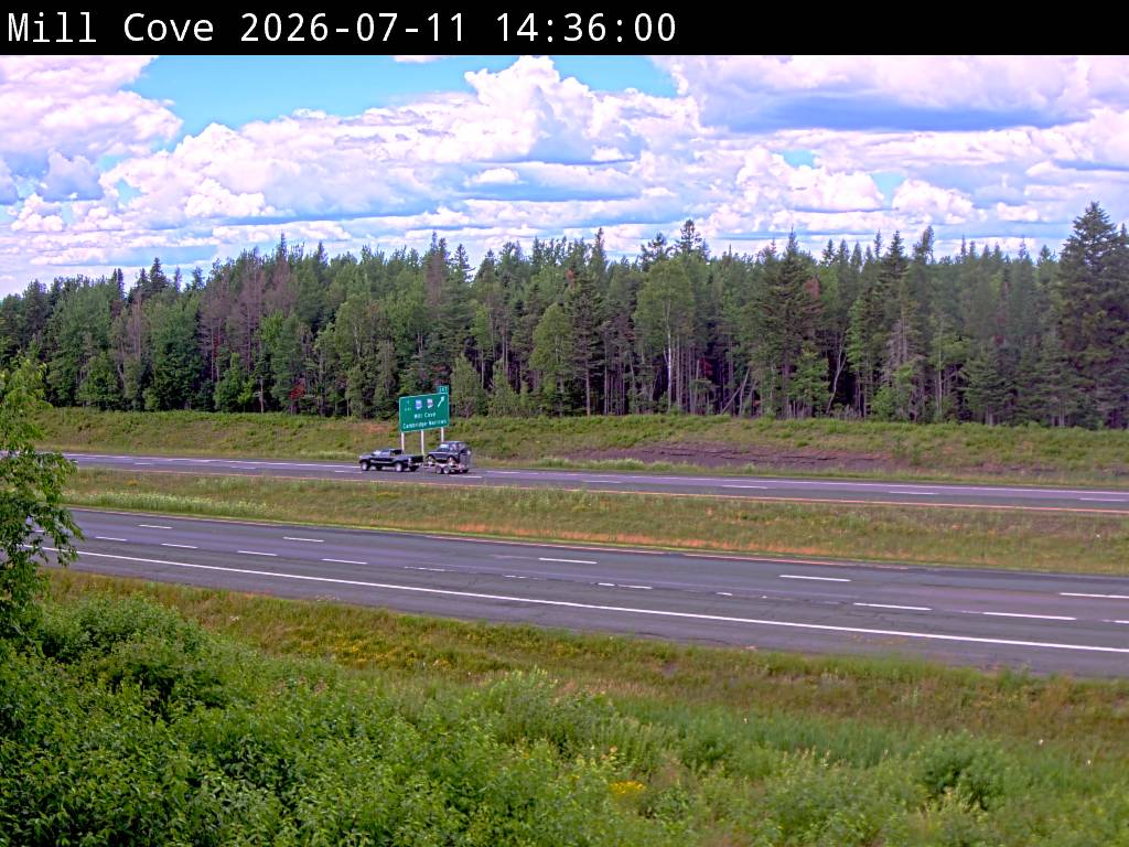 Web Cam image of Mill Cove (NB Highway 2)