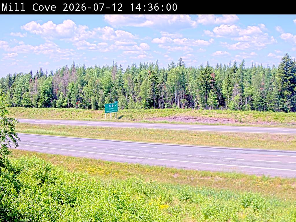 Web Cam image of Mill Cove (NB Highway 2)