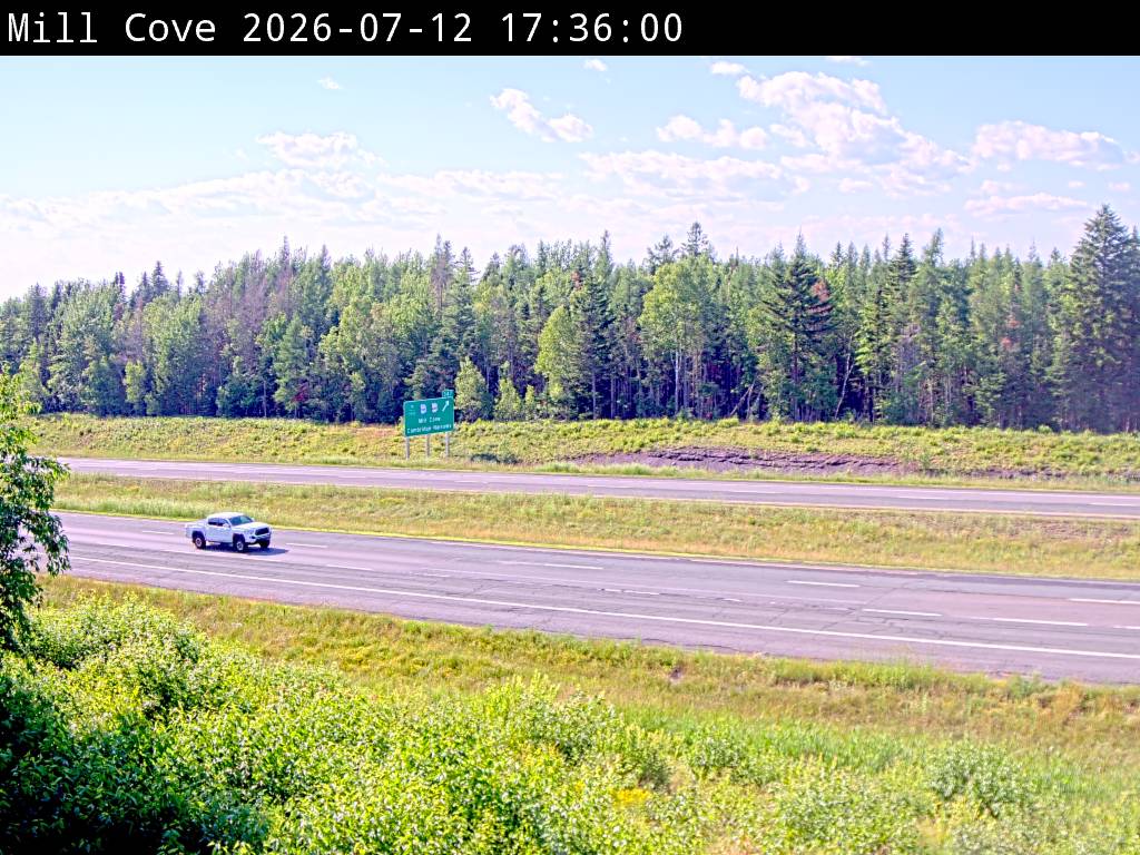 Web Cam image of Mill Cove (NB Highway 2)