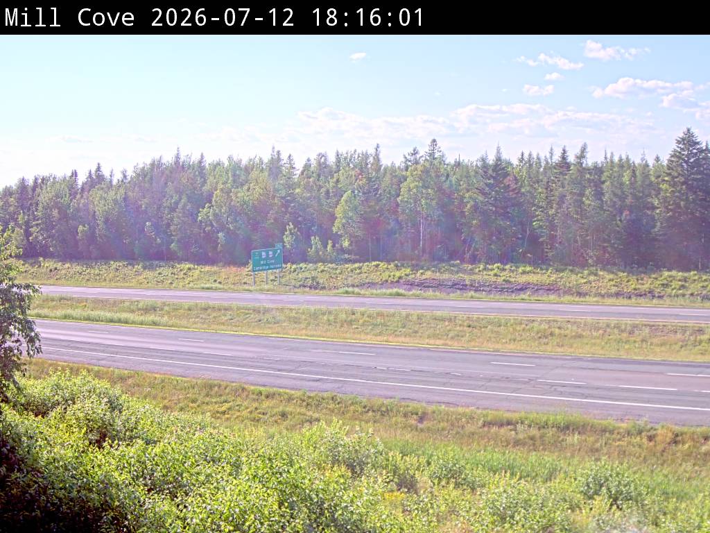 Web Cam image of Mill Cove (NB Highway 2)