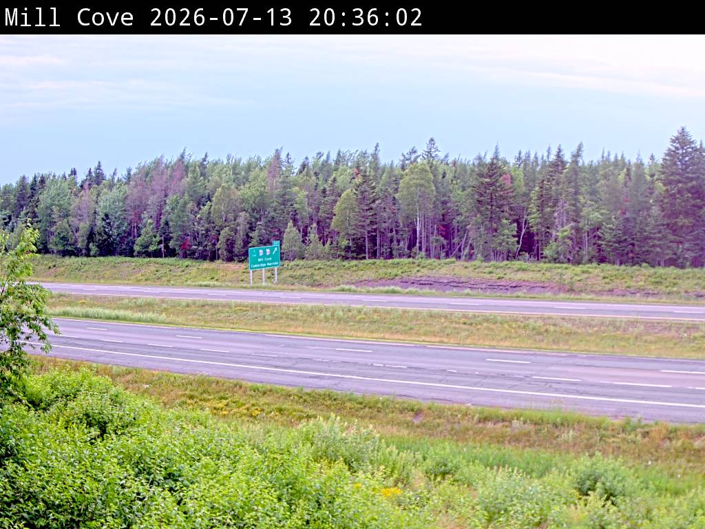 Web Cam image of Mill Cove (NB Highway 2)