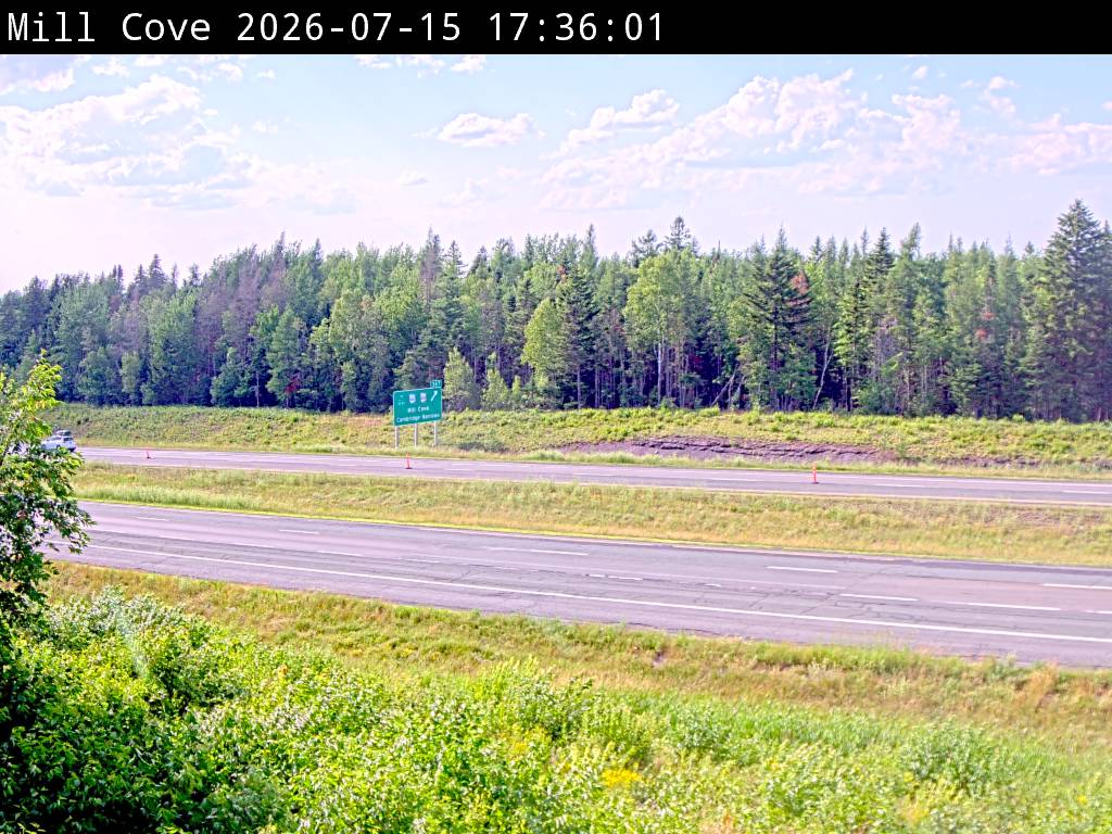 Web Cam image of Mill Cove (NB Highway 2)