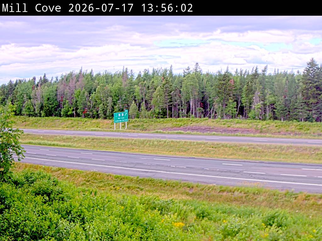 Web Cam image of Mill Cove (NB Highway 2)