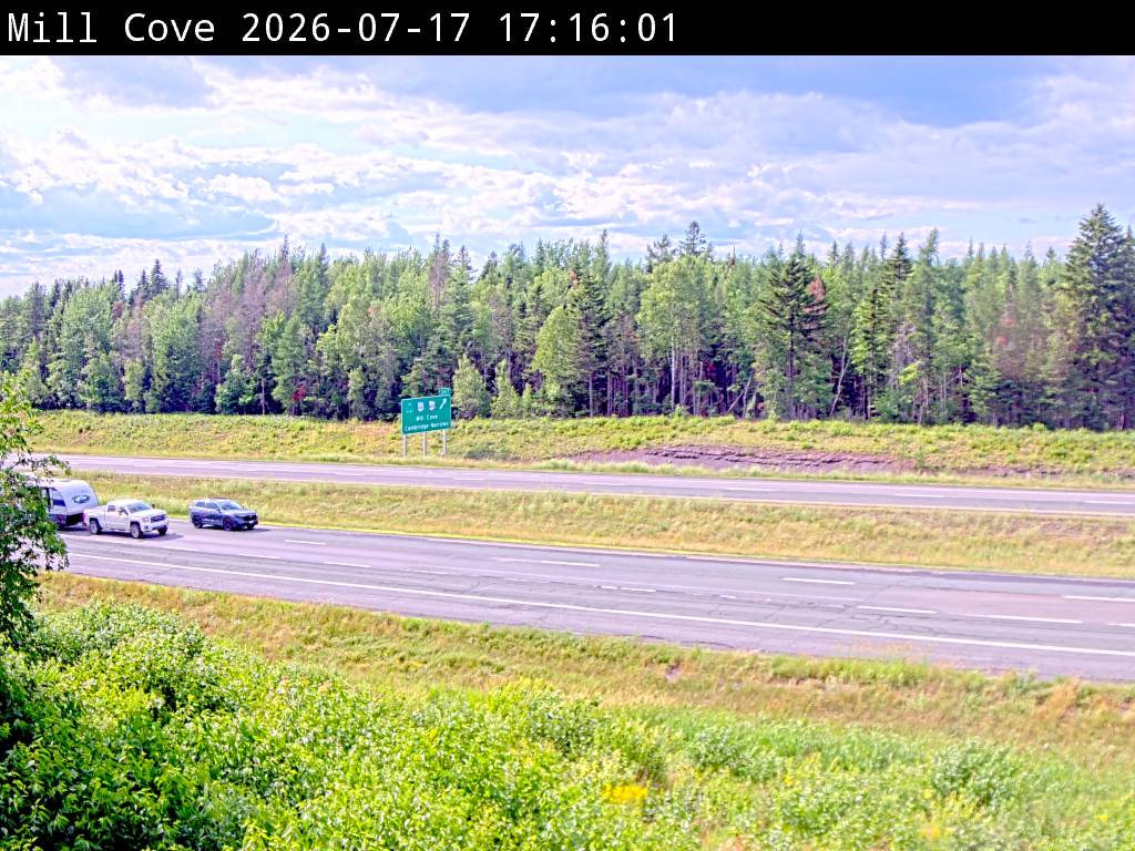 Web Cam image of Mill Cove (NB Highway 2)