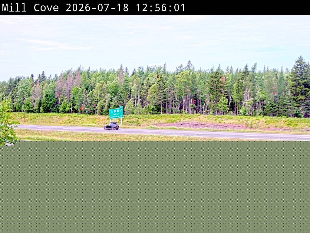 Web Cam image of Mill Cove (NB Highway 2)
