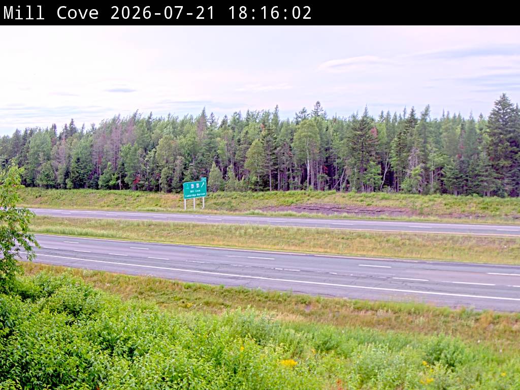 Web Cam image of Mill Cove (NB Highway 2)
