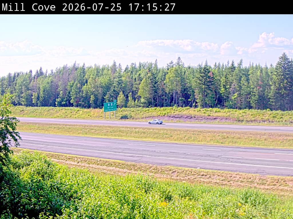 Web Cam image of Mill Cove (NB Highway 2)