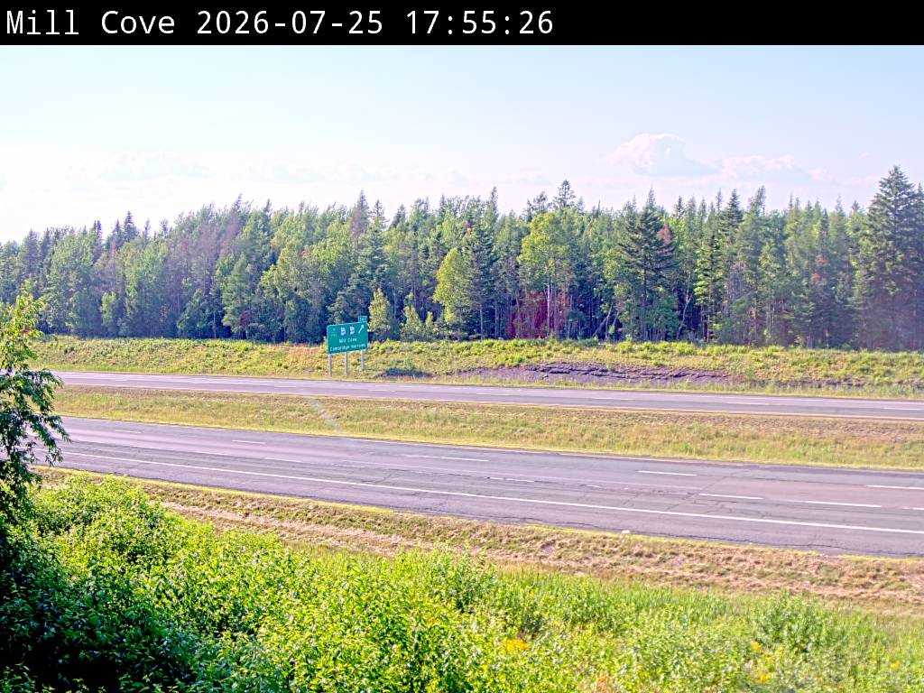 Web Cam image of Mill Cove (NB Highway 2)