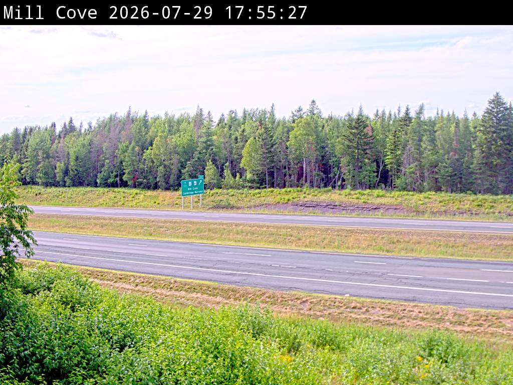 Web Cam image of Mill Cove (NB Highway 2)
