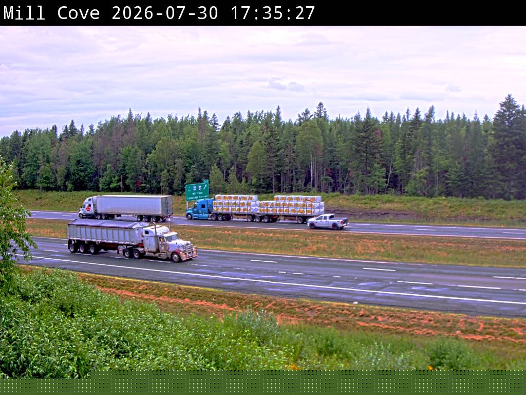 Web Cam image of Mill Cove (NB Highway 2)