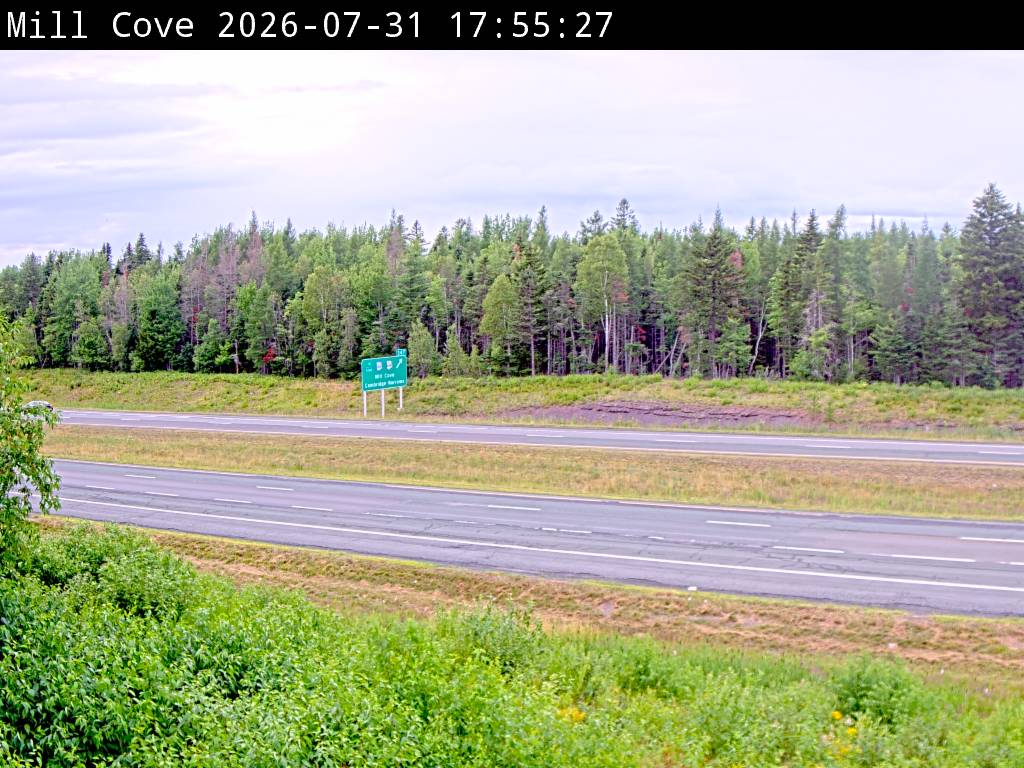 Web Cam image of Mill Cove (NB Highway 2)