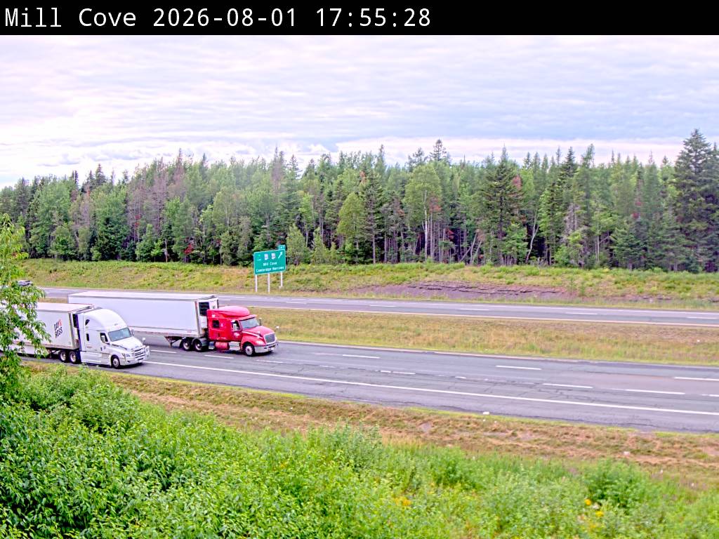 Web Cam image of Mill Cove (NB Highway 2)