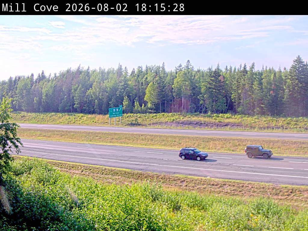 Web Cam image of Mill Cove (NB Highway 2)