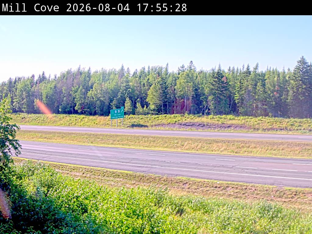 Web Cam image of Mill Cove (NB Highway 2)