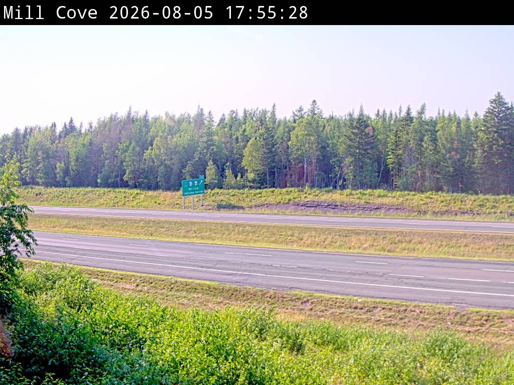Web Cam image of Mill Cove (NB Highway 2)