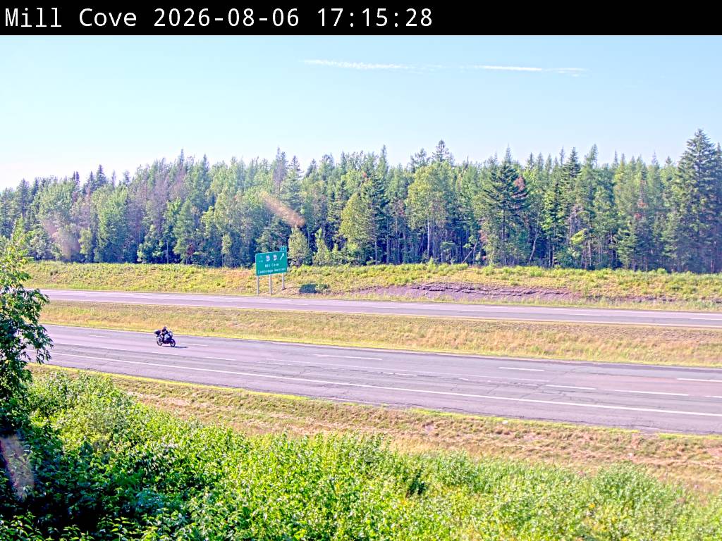 Web Cam image of Mill Cove (NB Highway 2)
