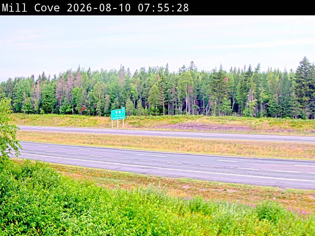 Web Cam image of Mill Cove (NB Highway 2)