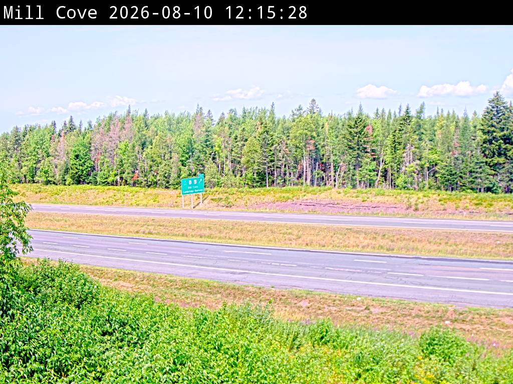 Web Cam image of Mill Cove (NB Highway 2)