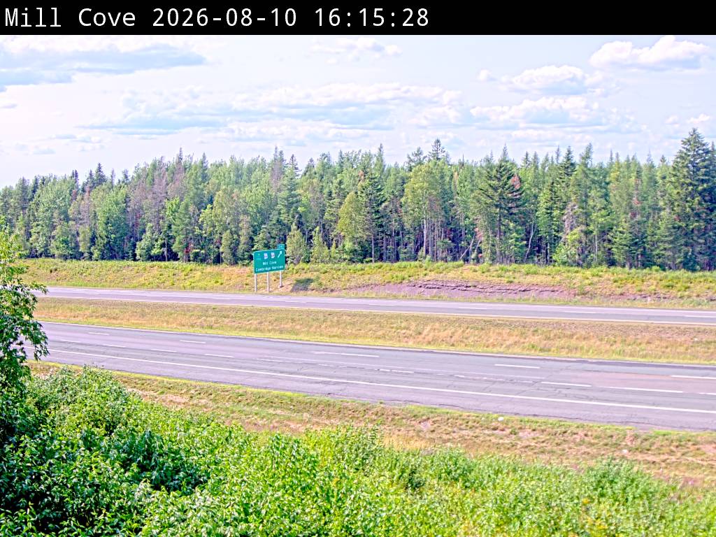 Web Cam image of Mill Cove (NB Highway 2)