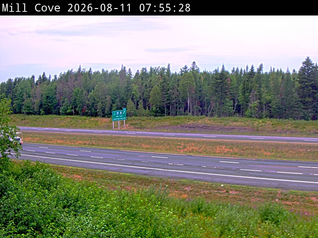 Web Cam image of Mill Cove (NB Highway 2)