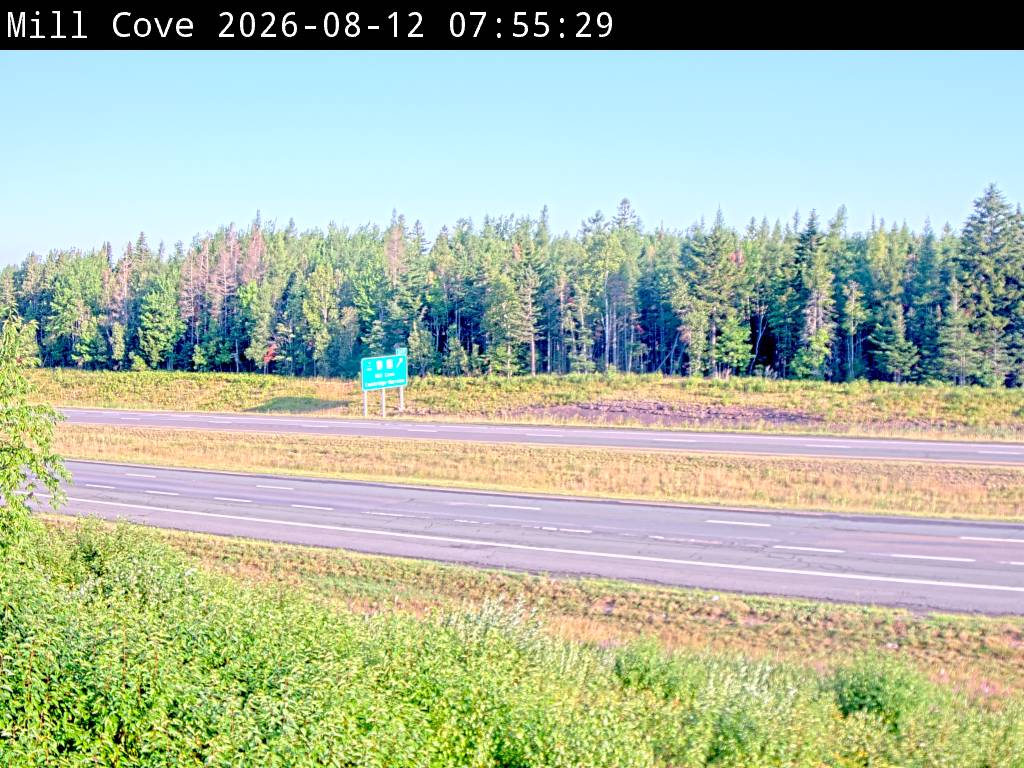 Web Cam image of Mill Cove (NB Highway 2)