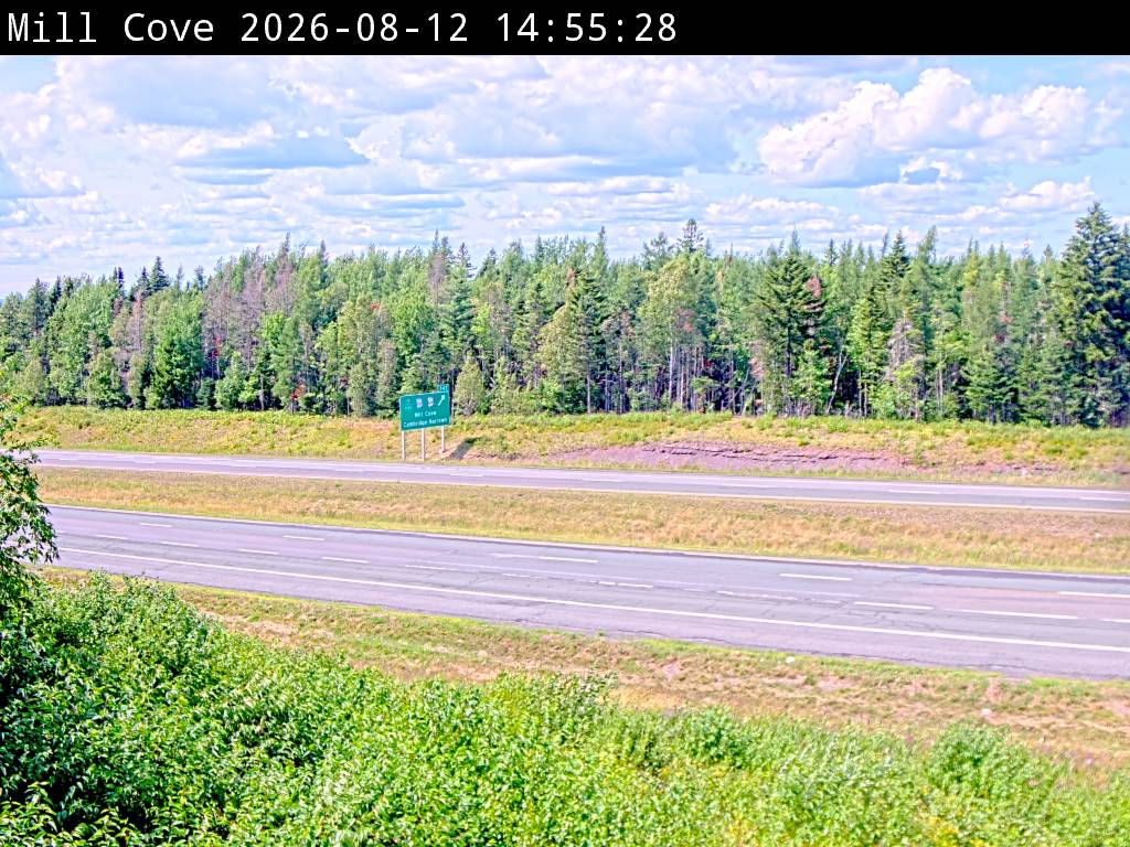 Web Cam image of Mill Cove (NB Highway 2)