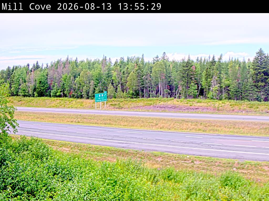 Web Cam image of Mill Cove (NB Highway 2)