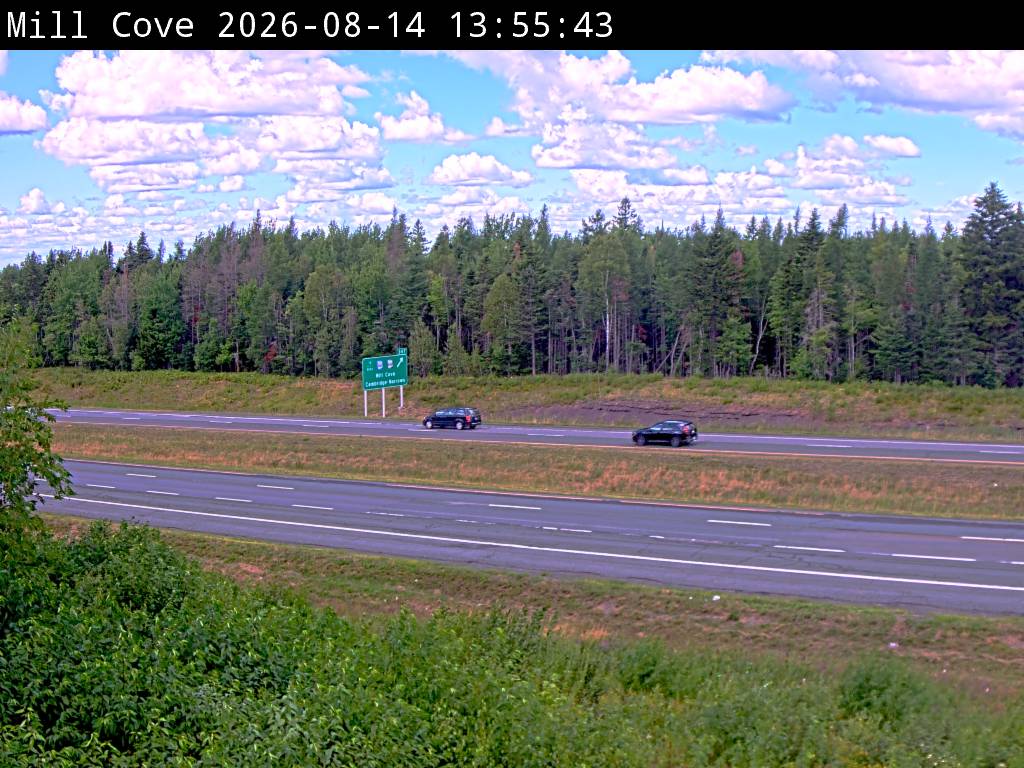 Web Cam image of Mill Cove (NB Highway 2)