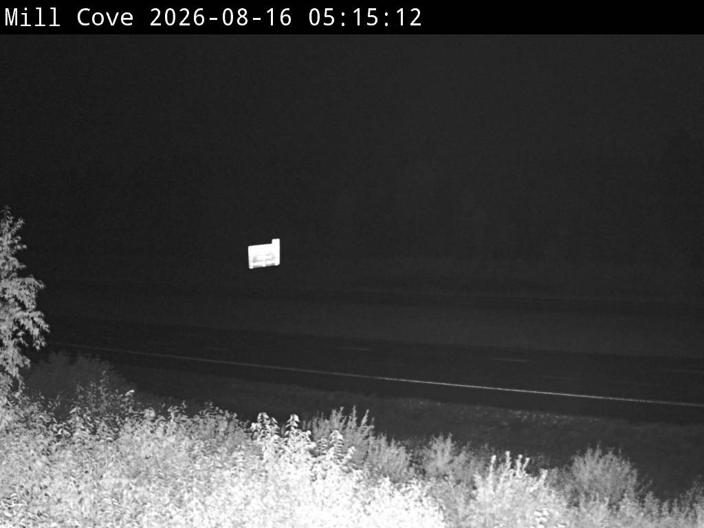 Web Cam image of Mill Cove (NB Highway 2)