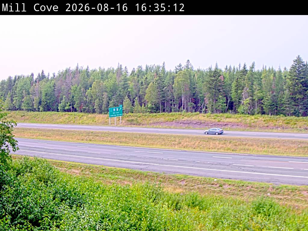 Web Cam image of Mill Cove (NB Highway 2)