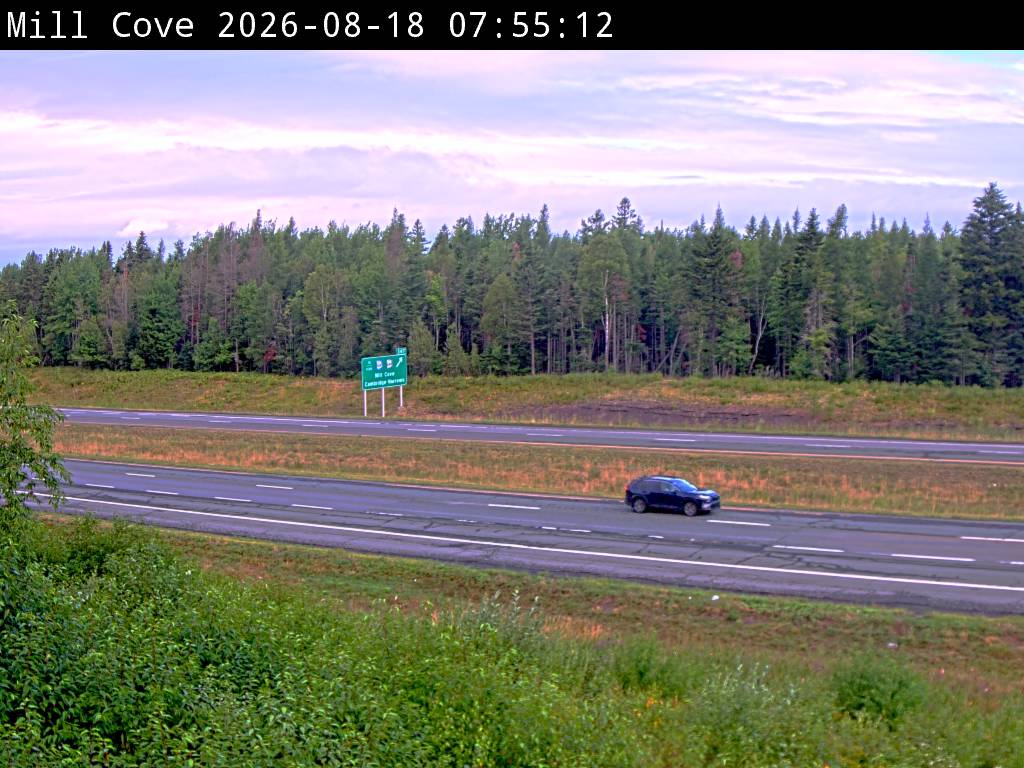 Web Cam image of Mill Cove (NB Highway 2)