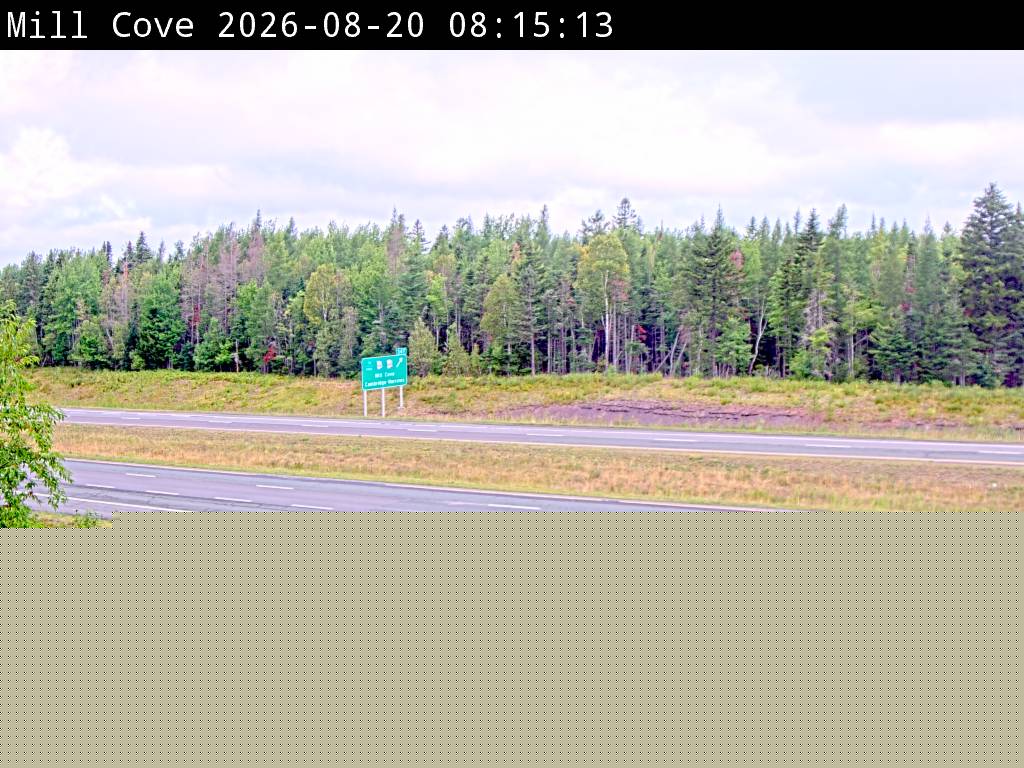 Web Cam image of Mill Cove (NB Highway 2)