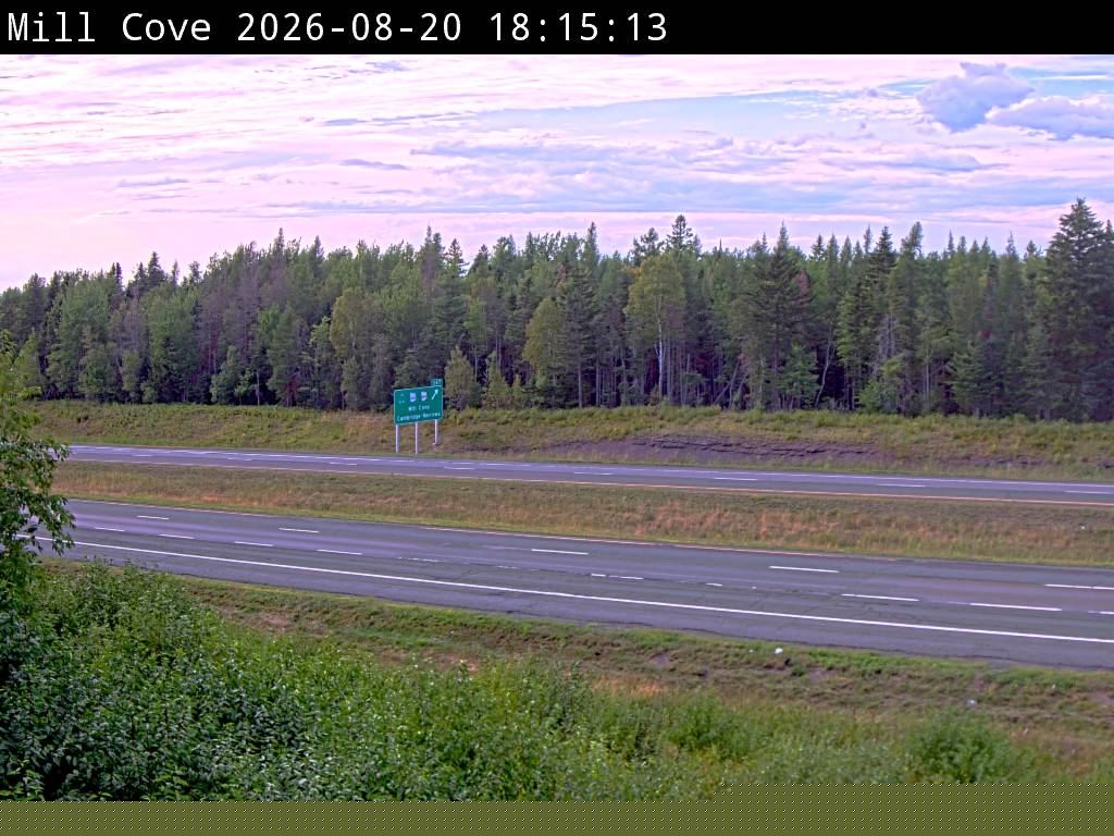 Web Cam image of Mill Cove (NB Highway 2)