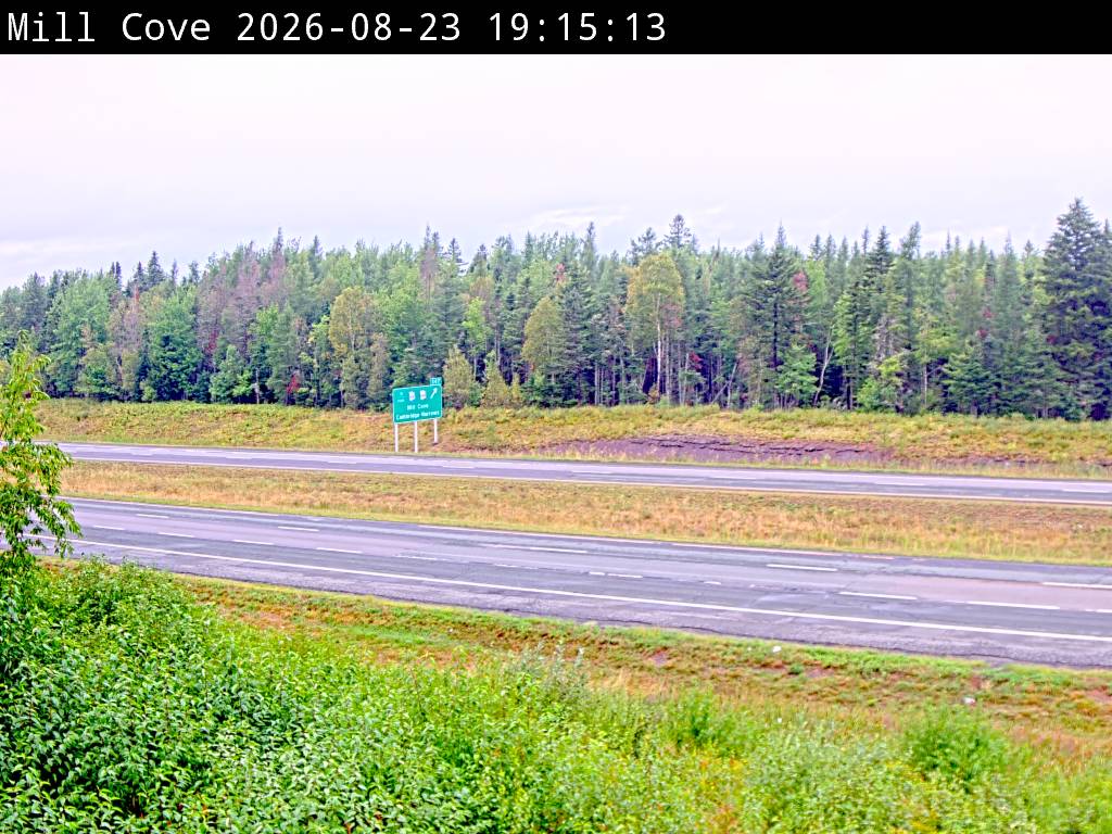 Web Cam image of Mill Cove (NB Highway 2)