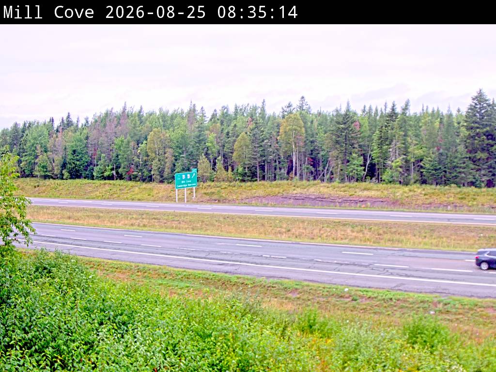 Web Cam image of Mill Cove (NB Highway 2)