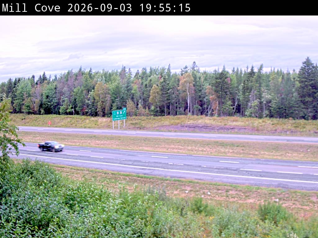 Web Cam image of Mill Cove (NB Highway 2)