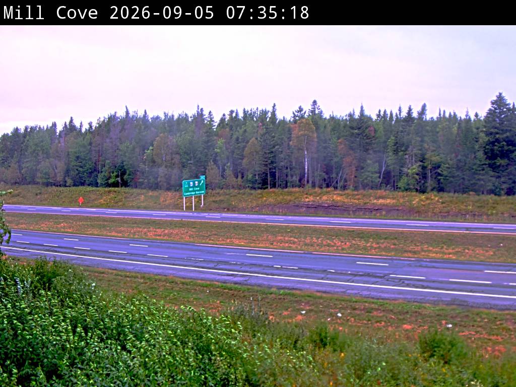 Web Cam image of Mill Cove (NB Highway 2)
